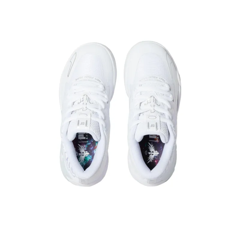 Puma LaMelo Ball MB.01 White Silver GS-1