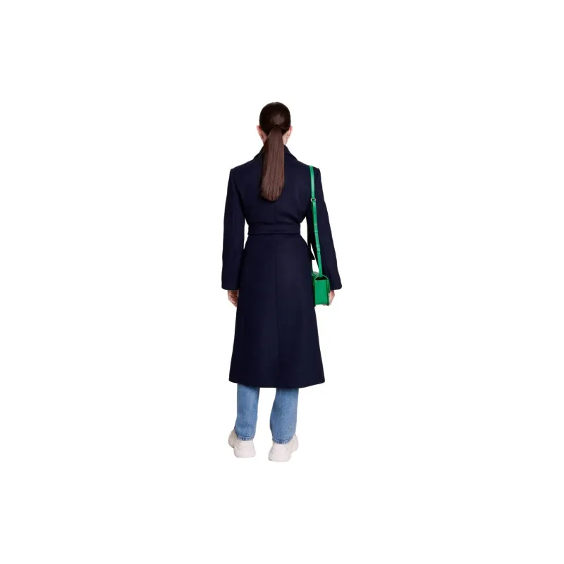 Maje Coats Women's Dark Blue-1