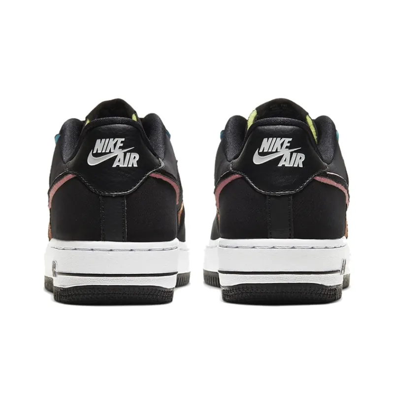Nike Air Force 1 Low Black Pink Barely Volt GS-4