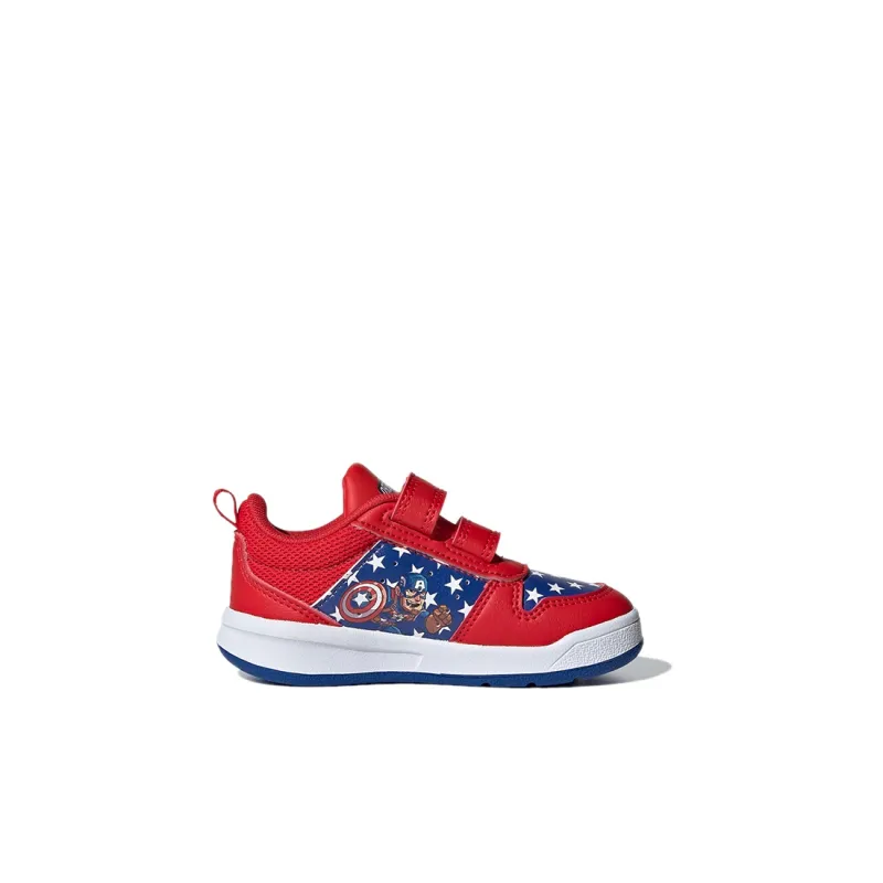 Adidas Neo Tensaur Abrasion Resistant Low Top Toddler Shoes Red Blue Infant And Toddler-1