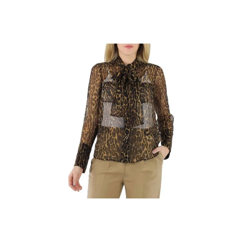 Burberry Shirts Women's Deep Mustard Yellow-1