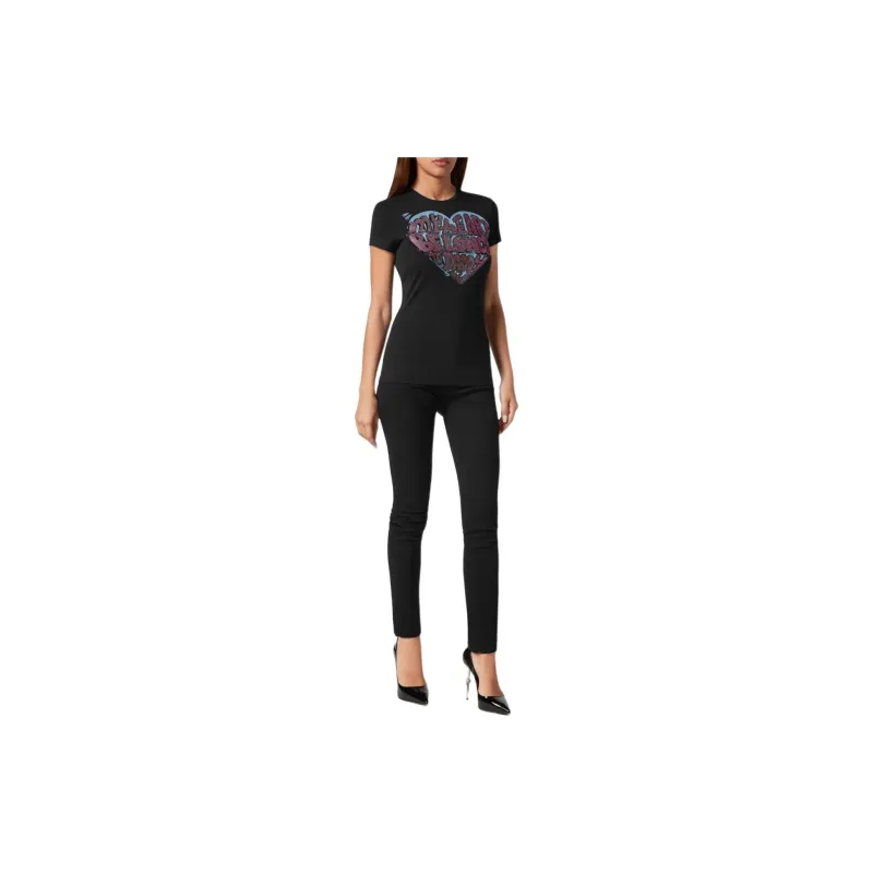 PHILIPP PLEIN Sexy Pure Cotton T shirt-1