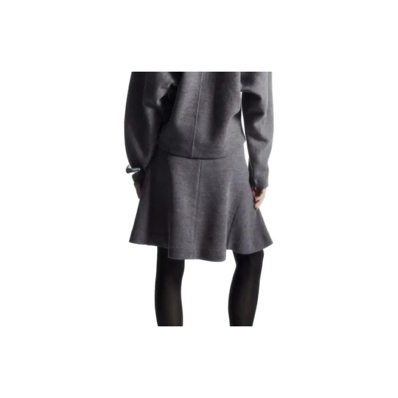 COS Casual Short Skirts Women's Gray-2