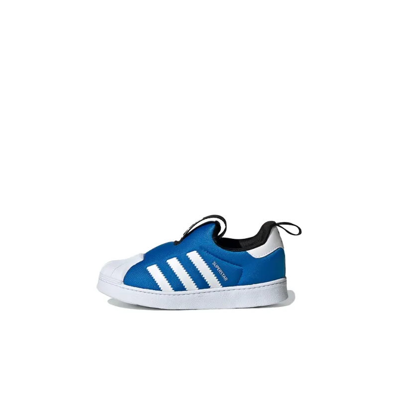 Adidas Originals SUPERSTAR 360 I Slip Resistant Low Top Toddler Shoes Blue White Infant And Toddler-0