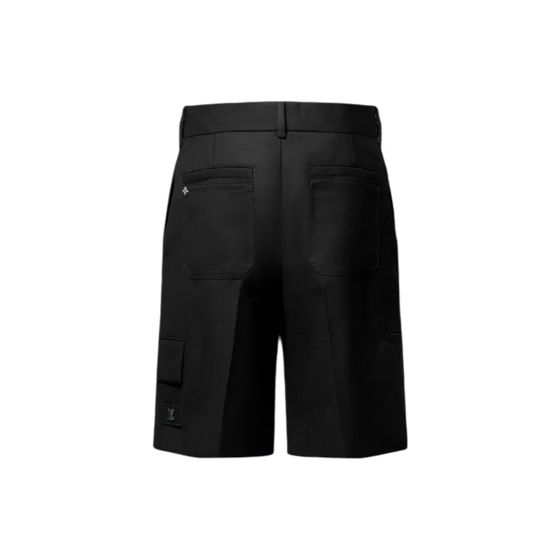 LOUIS VUITTON Tailored Wool Cargo Shorts-1