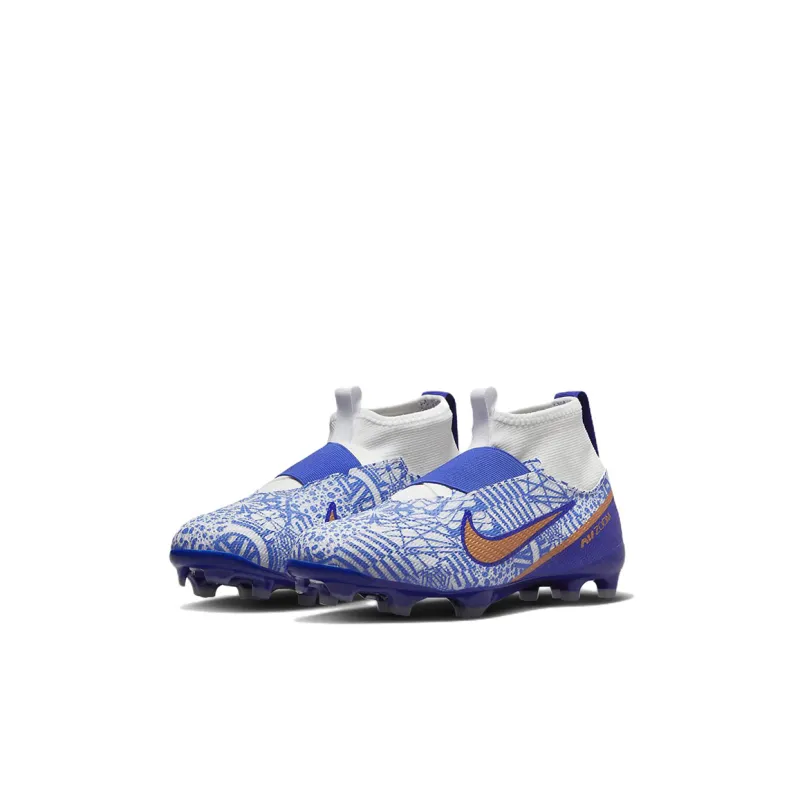 Nike Zoom Mercurial Superfly 9 Pro CR7 FG GS 'Azulejo'-2
