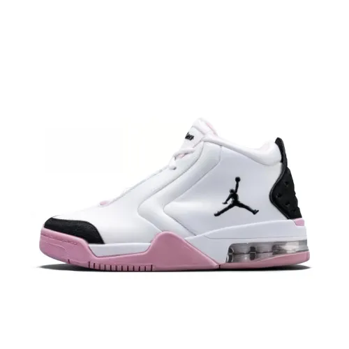 Air Jordan Big Fund Sneakers White/Black/Pink GS