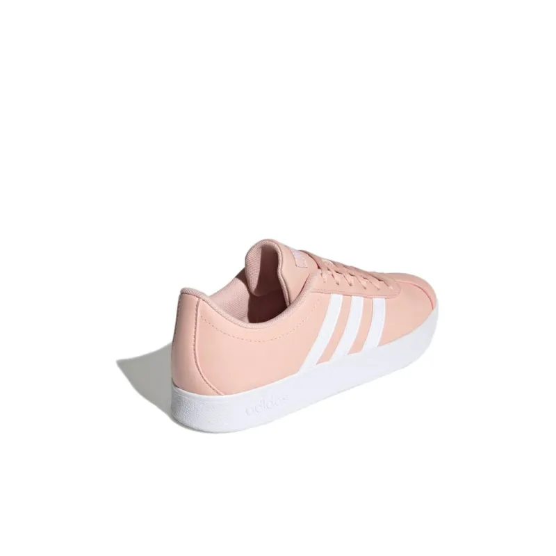 Adidas Neo VL Court 2.0 Abrasion Resistant Low Top Kids' Skateboarding Shoes Pink Kids'-3