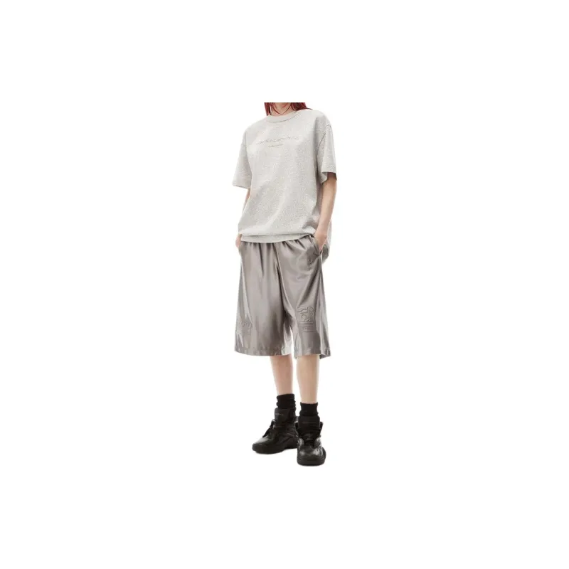 Alexander Wang Logo Printed Crewneck T Shirt-4