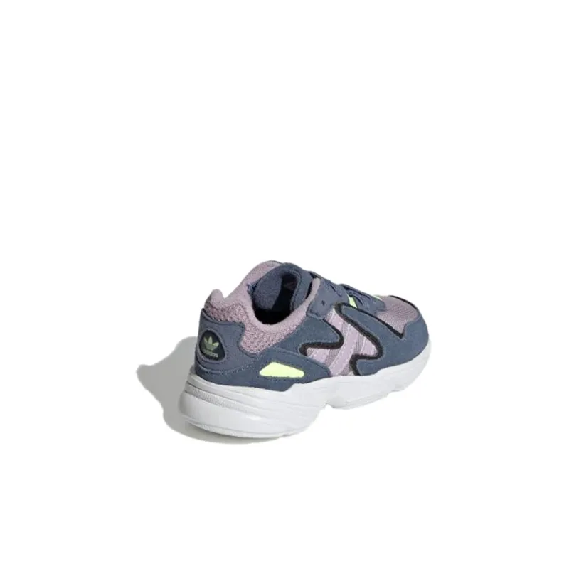 Adidas Originals Yung-96 Chasm El I Breathable Low-Top Toddler Shoes Gray Infant And Toddler-3