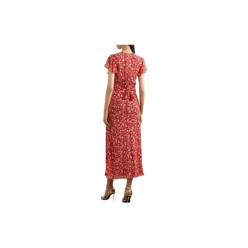 Rixo SS24 Short-Sleeved Dresses Women's Red-1