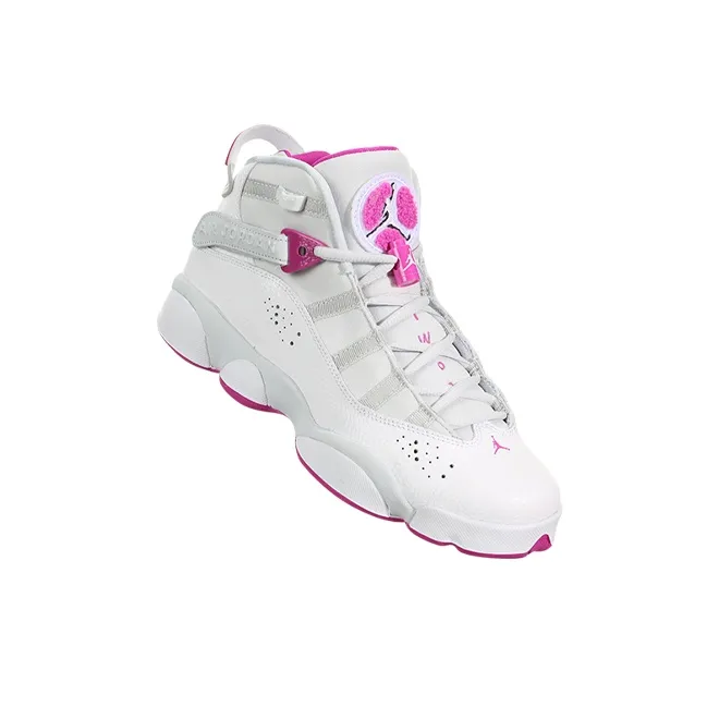 Jordan 6 Rings Platinum Fuchsia GS-1