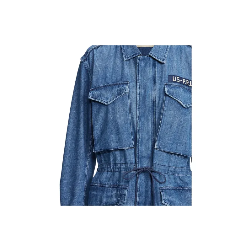 Polo Ralph Lauren Denim Jacket Women's Blue-4