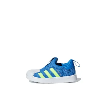 Adidas Originals Slip Resistant Low Top Toddler Shoes Blue Yellow White Infant And Toddler