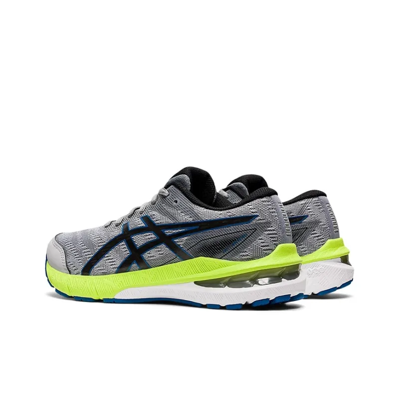 Asics GT 2000 10 Abrasion Resistant Breathable Low Top Kids' Running Shoes Gray Green Teenagers-3