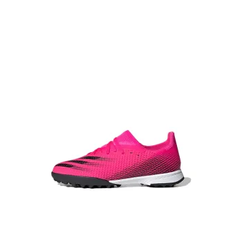 Adidas X GHOSTED 3 Turf K Wear Resistant Low Top Kids' Soccer Shoes Rose Red Kids'