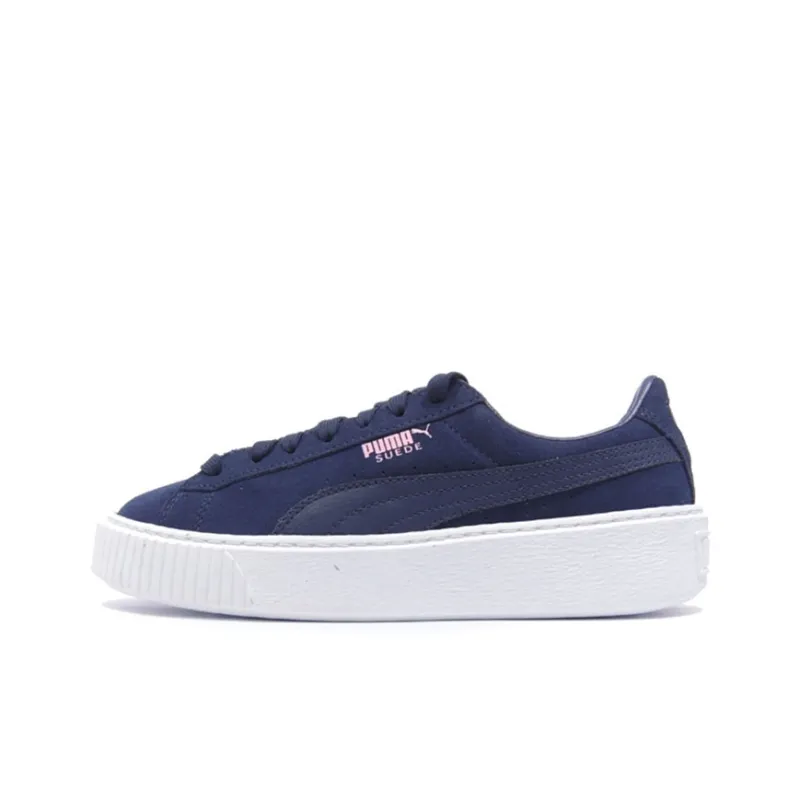 Puma Suede Platform Jr 'Peacoat'-0