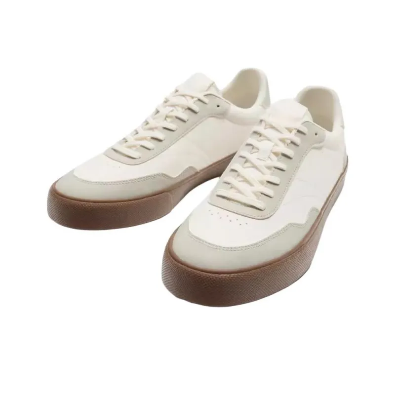 ZARA Low Top Skateboard Shoes Men's White-2