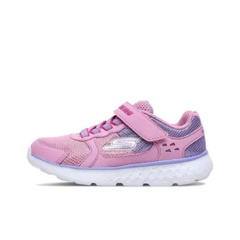 Skechers Go Run 400 Sparkle Sprinters Wear Resistant Slip Resistant Low Top Kids' Running Shoes Pink Purple Teenagers