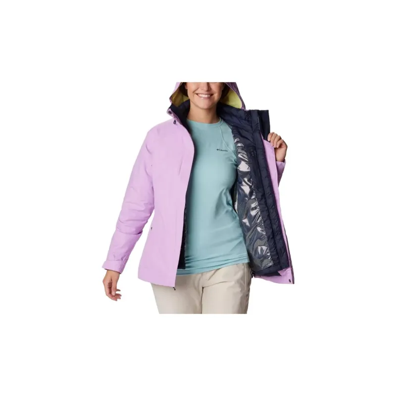Columbia Windbreaker Jackets Women's Purple-5