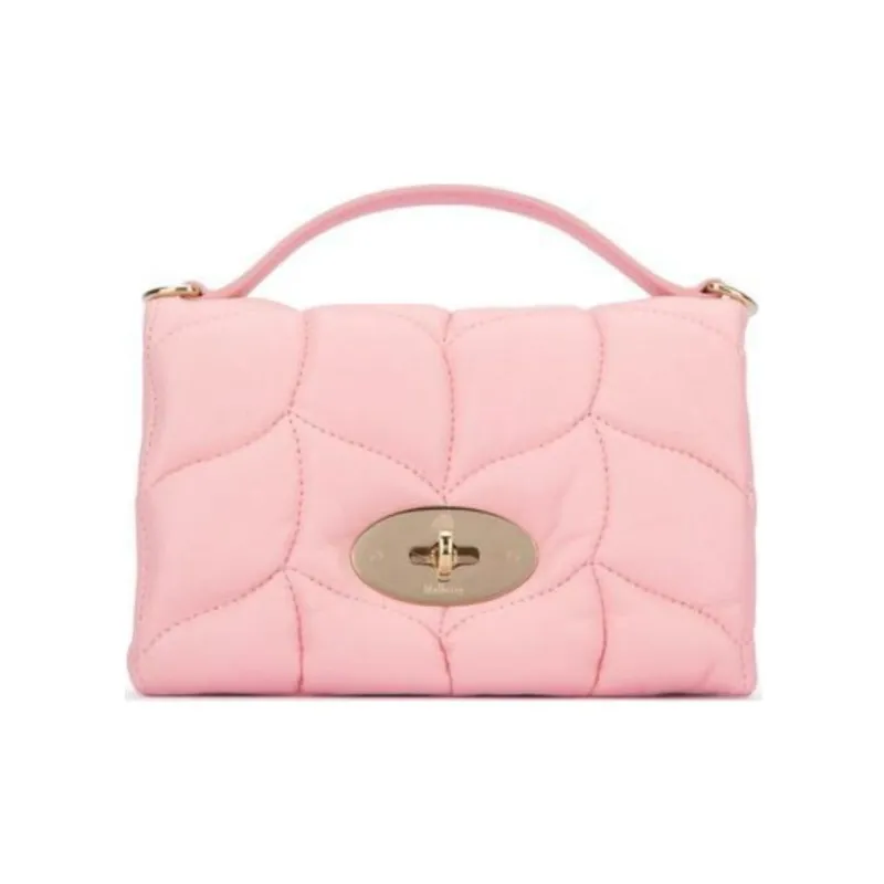 Mulberry Nappa Leather Shoulder Bag, Crossbody Bag, Handbag Regular Women's Pink-3