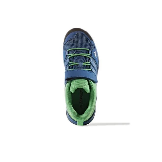 Adidas Terrex Ax2r K Abrasion Resistant Slip Resistant Low Top Kids' Outdoor Shoes Blue Kids'-4