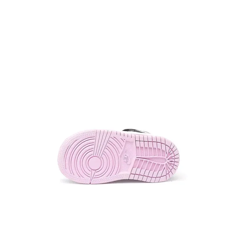 Jordan 1 Mid Black White Light Pink TD-4