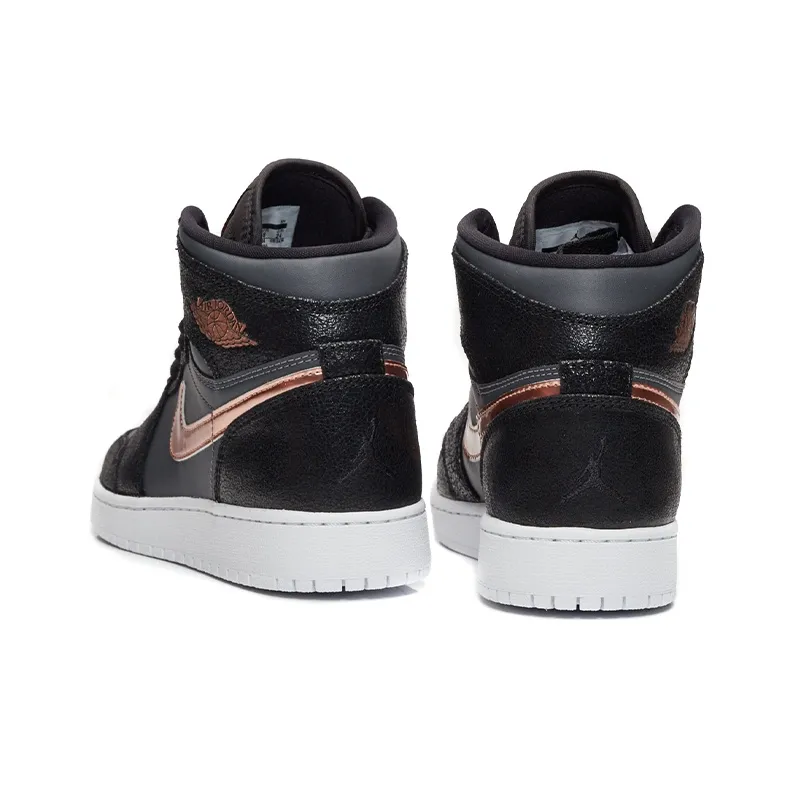 Jordan 1 Retro High GS Black Metallic Red Bronze-3