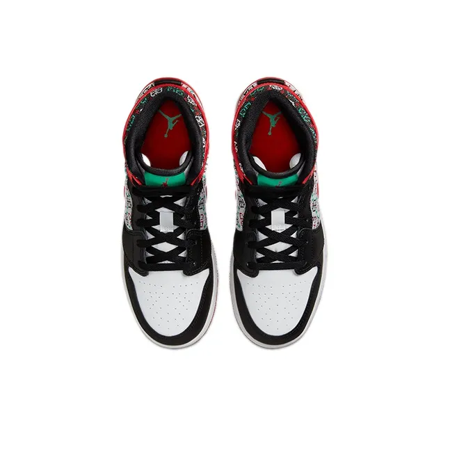 Jordan 1 Mid SE Ugly Christmas Sweater GS-3