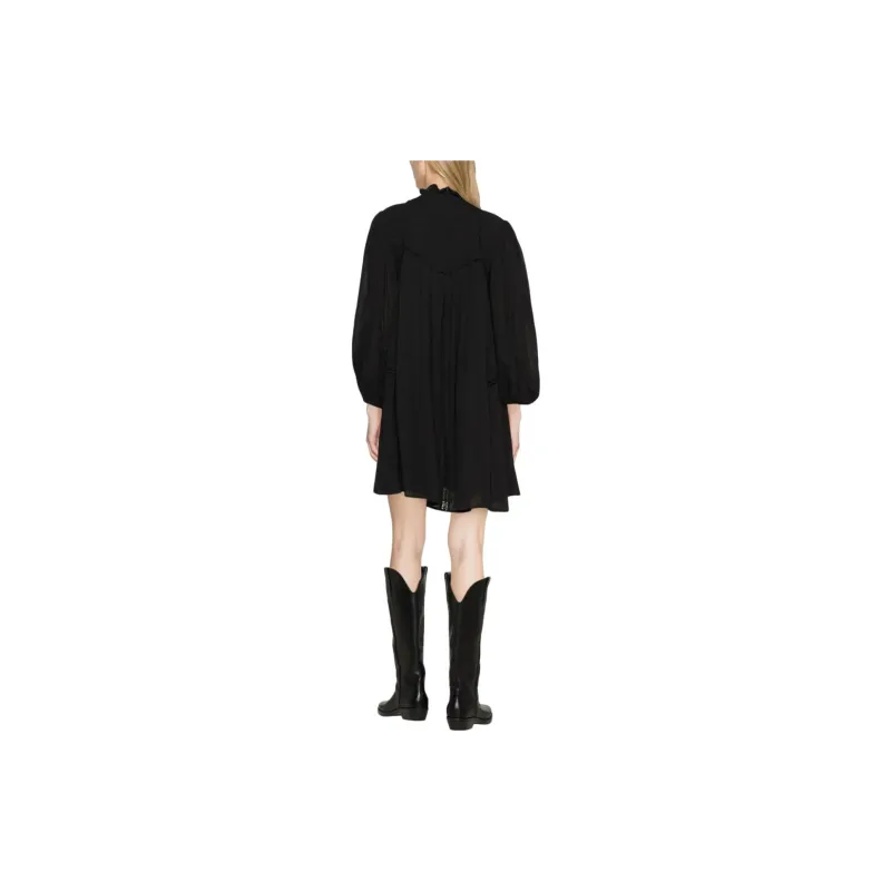 ISABEL MARANT ETOILE Long-Sleeved Dresses Women's Black-2