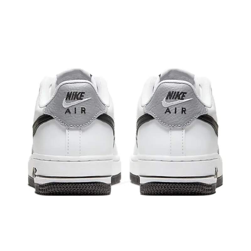 Nike Air Force 1 Low '07 LV8 White Black Mini Swoosh GS-3