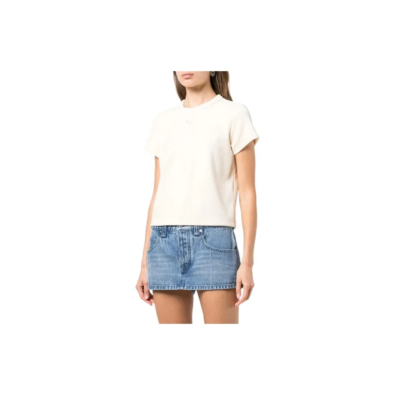 Alexander Wang T Shirts Women's Ivory White-3