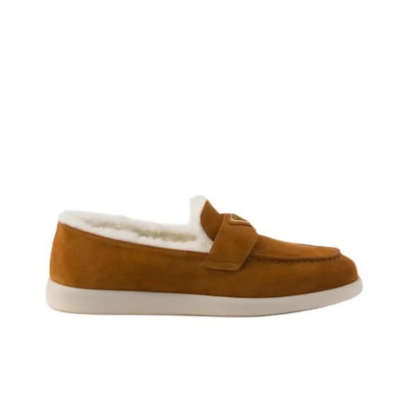 PRADA Loafers 2.5cm Women's Brown-1