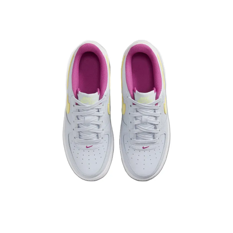 Nike Air Force 1 GS Grey Citron Fuchsia-3