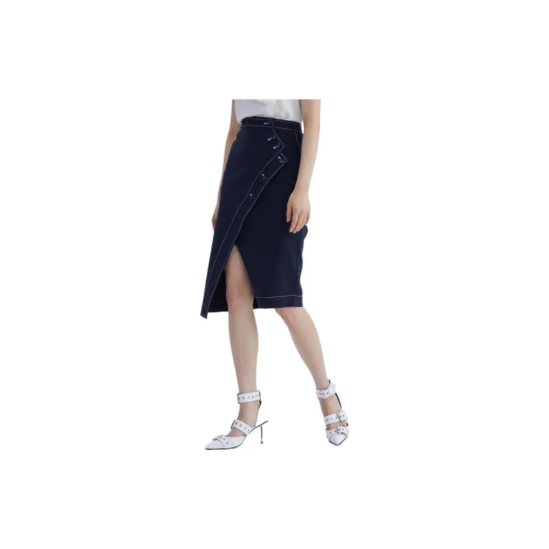 LOFT SHINE Denim Short Skirts Women's Blue-2