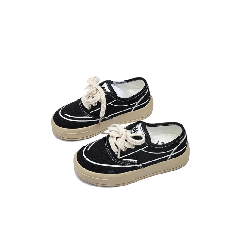 KAPPA KIDS Anti Slip Wear Resistant Low Top Canvas Shoes Black Kids'-2