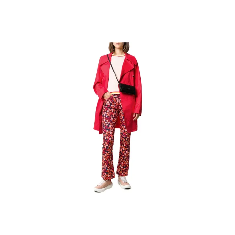 MARNI Trench Coats Women's Red-1