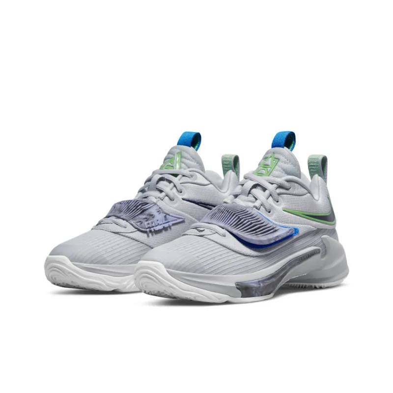 Nike Freak 3 Abrasion Resistant Low Top Children's Basketball Shoes Teenagers-2