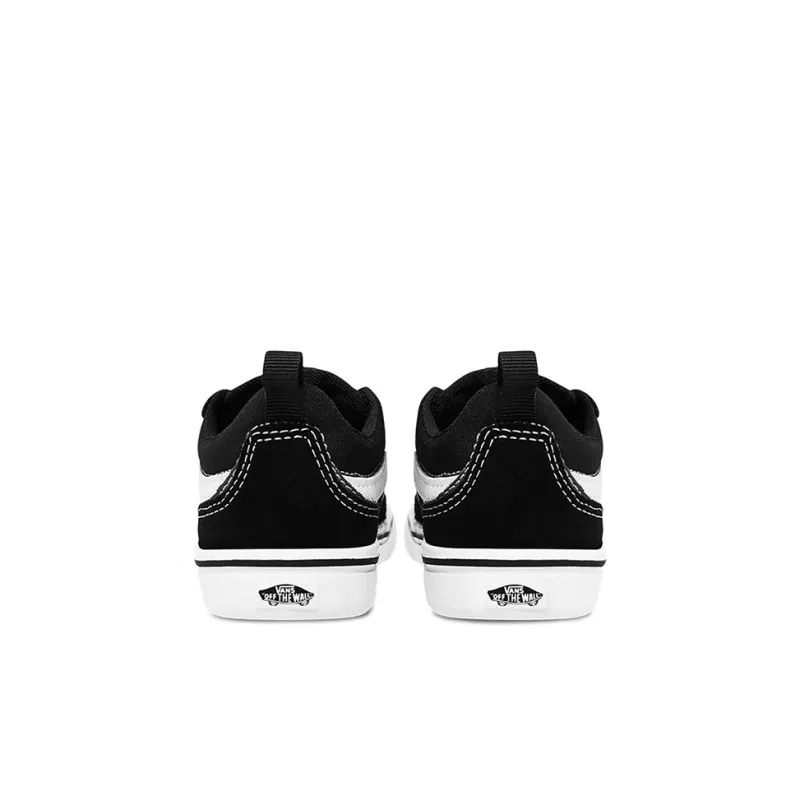 Vans Comfycush New Skool V Anti-Slip Wear-Resistant Low-Top Toddler Shoes Black White Infant And Toddler-4