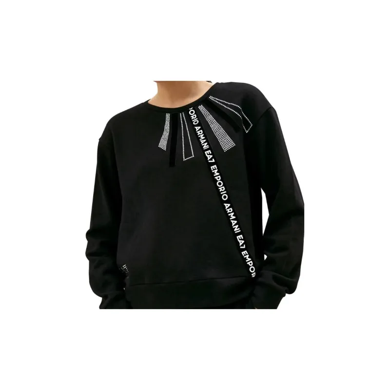 EMPORIO ARMANI SS23 Sweatshirt Women's Black-2
