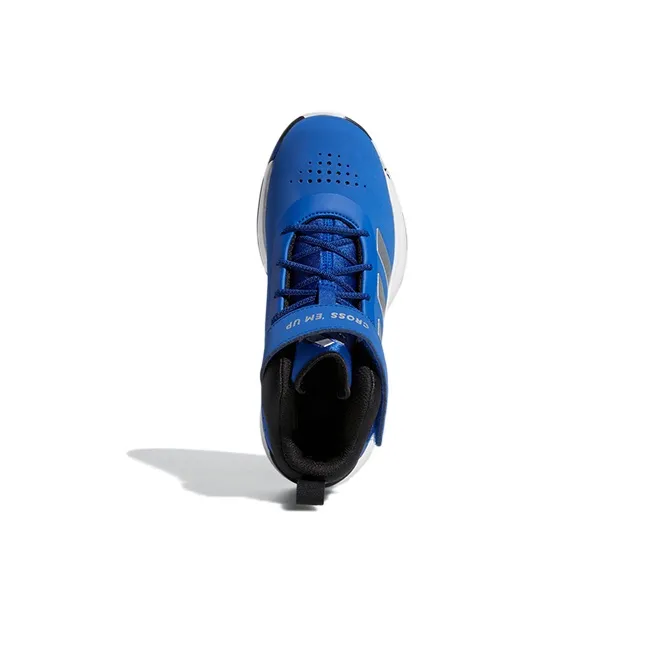 Adidas Cross Em Up 5 Anti Slip Wear Resistant Low Top Children's Basketball Shoes Kids'-4