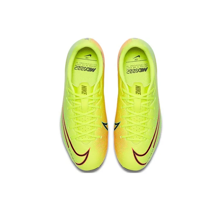Nike Mercurial Vapor 13 Slip Resistant Support Lightweight Low Top Kids' Soccer Shoes Yellow Kids'-2