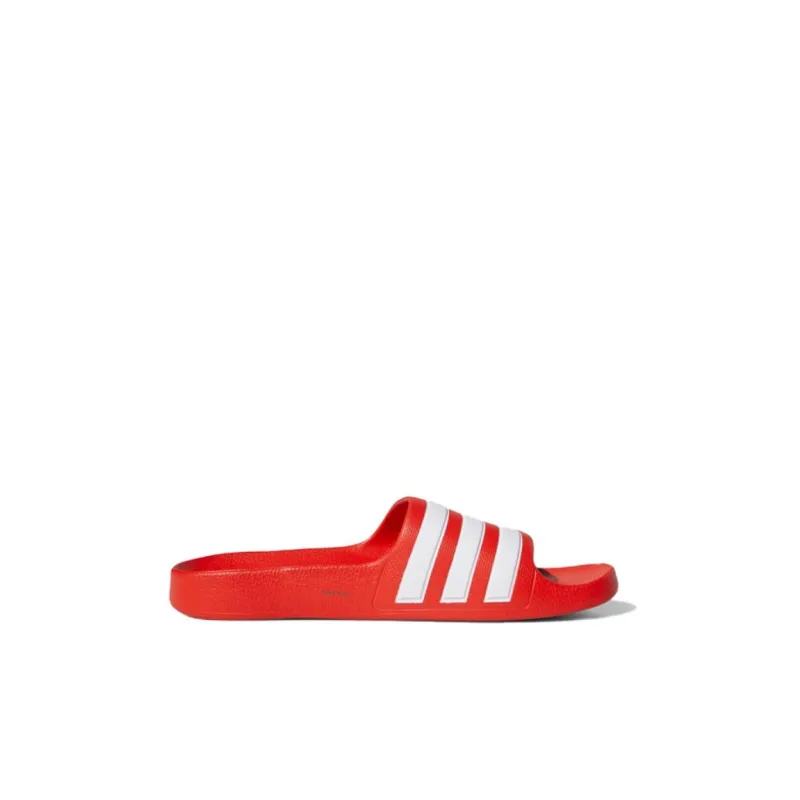 Adidas Adilette Anti Slip Wear Resistant Kids' Slippers Red White Kids'-1