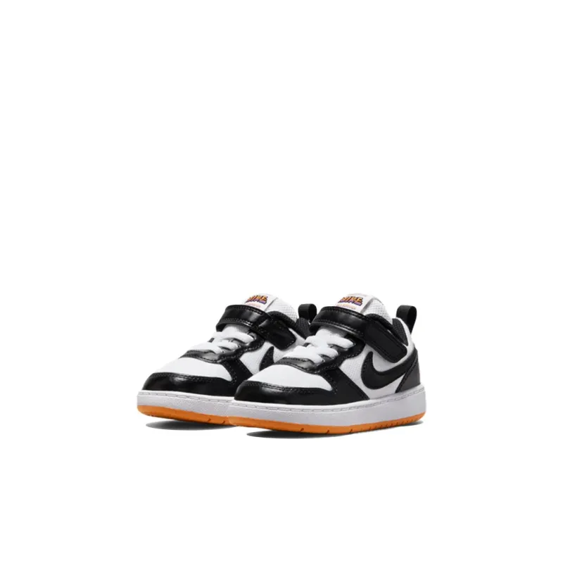 Nike Court Borough Low 2 White Black Kumquat TD-2