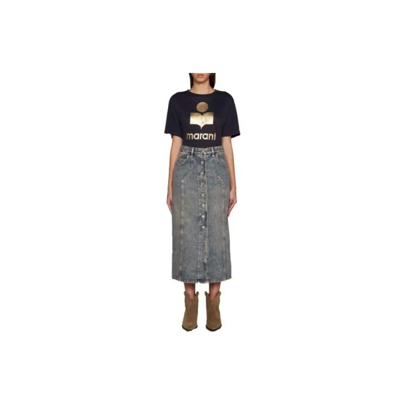 ISABEL MARANT ETOILE T Shirt Women's Marine Blue-1