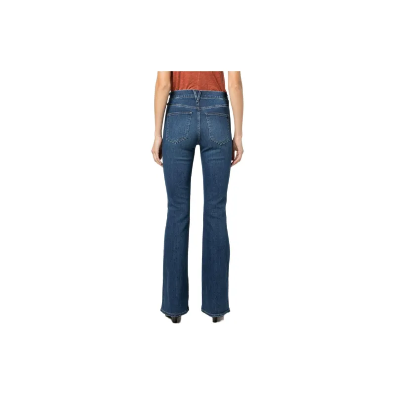 Veronica Beard Beverly High-Waist Skinny Flared Jeans-2