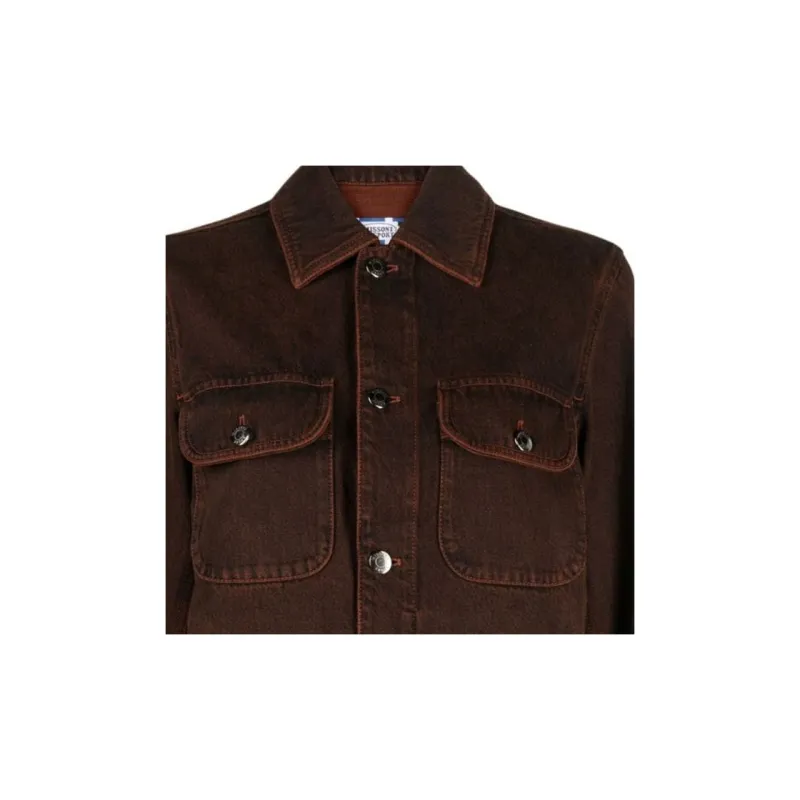 MISSONI Denim Jackets Women's Umber-4