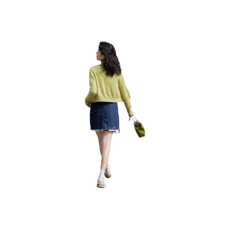 Demana Sweater Women's Light Yellow Green-2