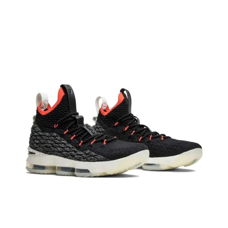 Nike LeBron 15 Black Bright Crimson GS-2