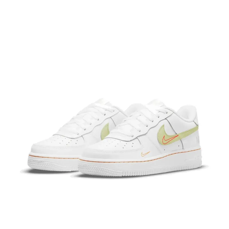 Nike Air Force 1 LV8 'White Green Orange' GS-2